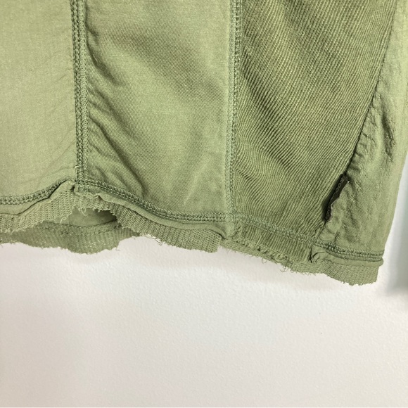 Woolrich Army Green Cardigan With Corduroy Details Size Medium - Picture 9 of 16